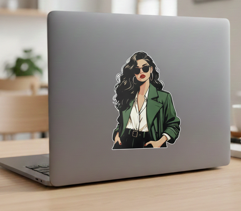 Green jacket girl - Image 2